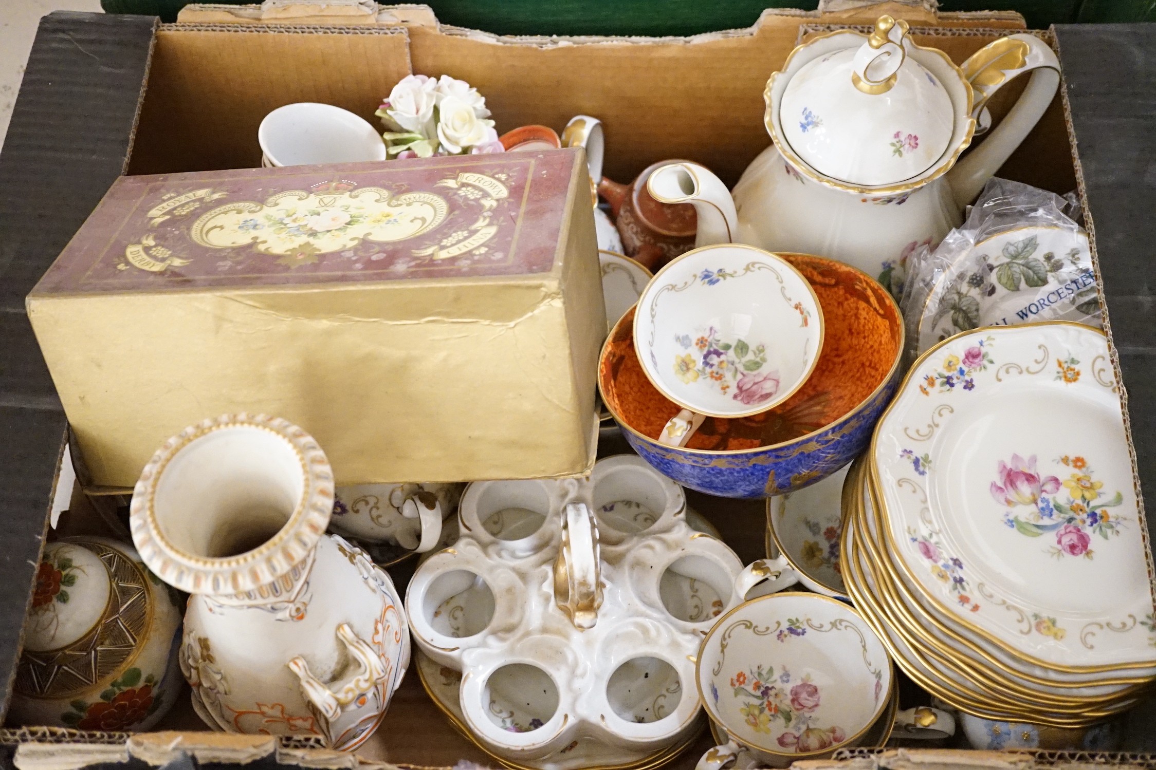 A large quantity of various ceramics